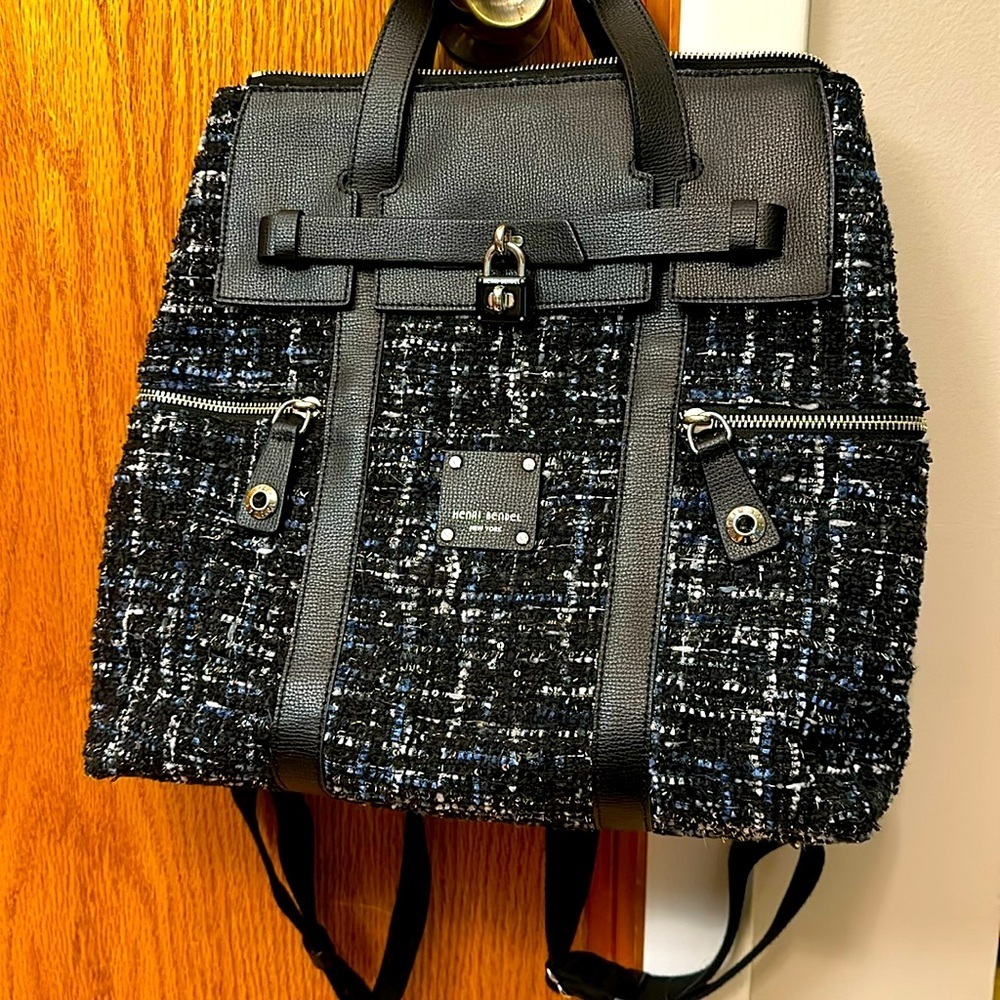 Henri Bendel Jetsetter, Large Size, Tweed, Rare!